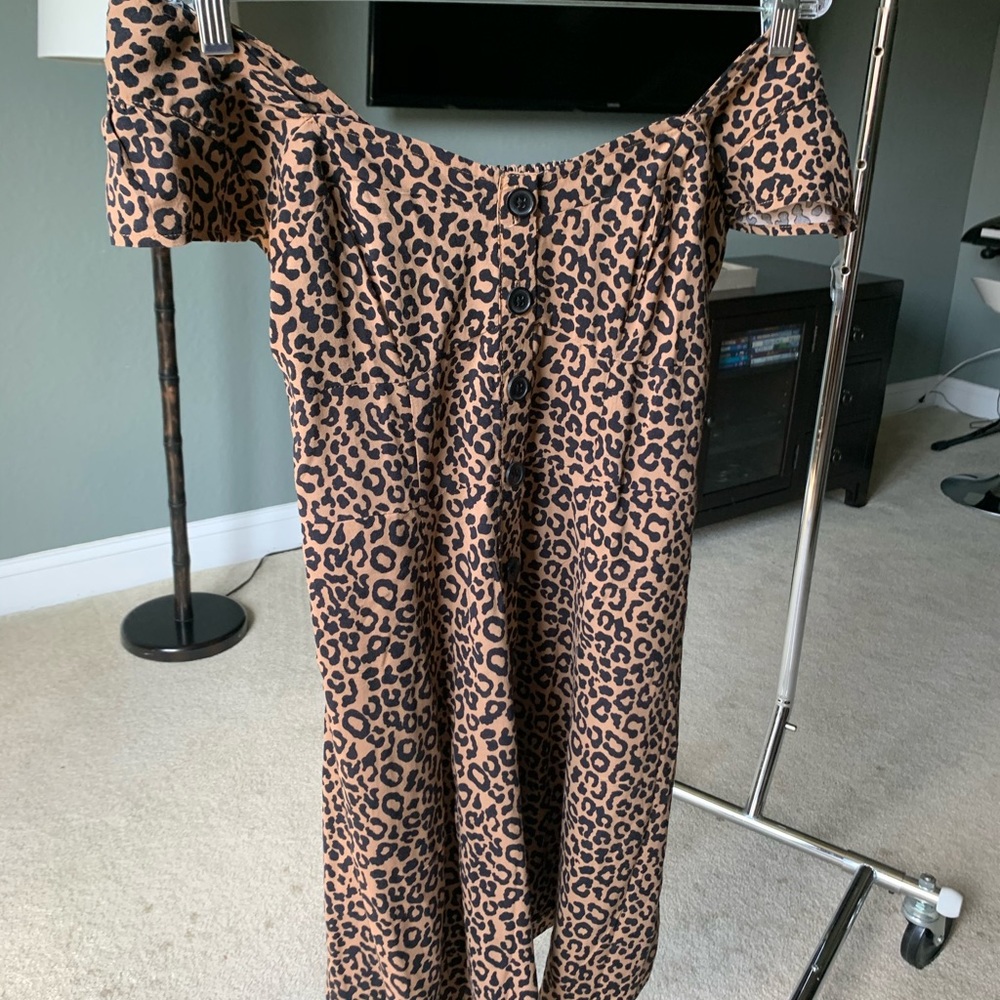 cheetah print dress NWT